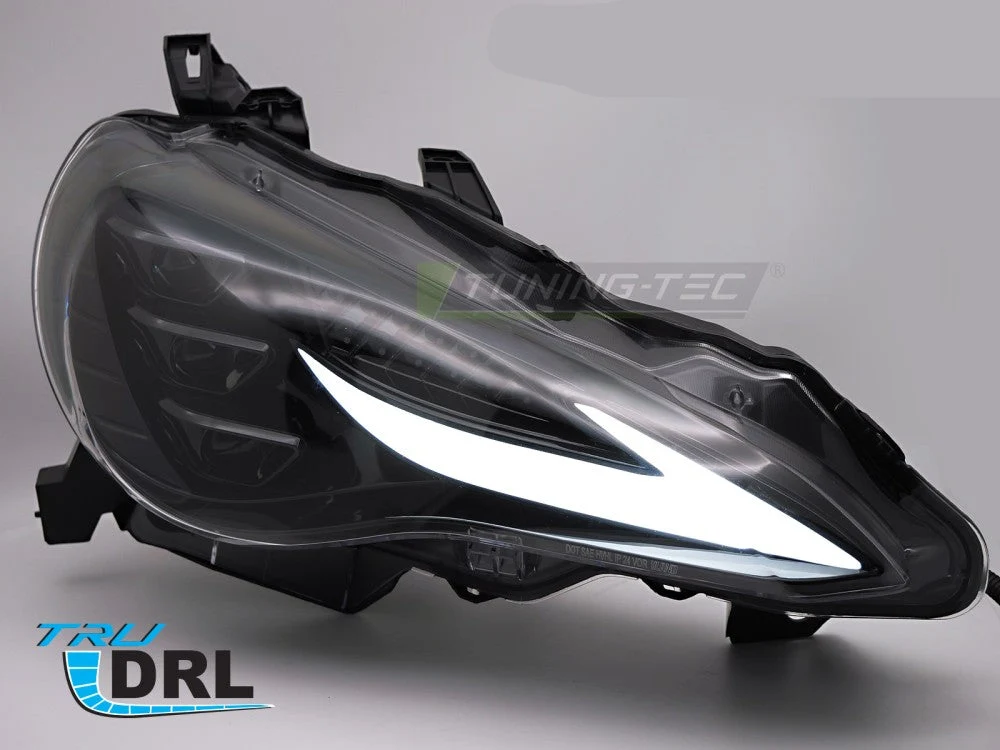 Frontlykter Toyota GT86 12–21, full LED sekvensiell DRL – LPT045