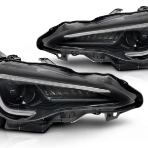 Frontlykter Toyota GT86 (2012–2021) Svart Tube LED DRL - LPTO42