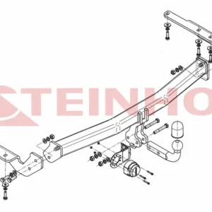 Tilhengerfeste Toyota Highlander II american version (2011-2014) – fastmontert | Steinhof
