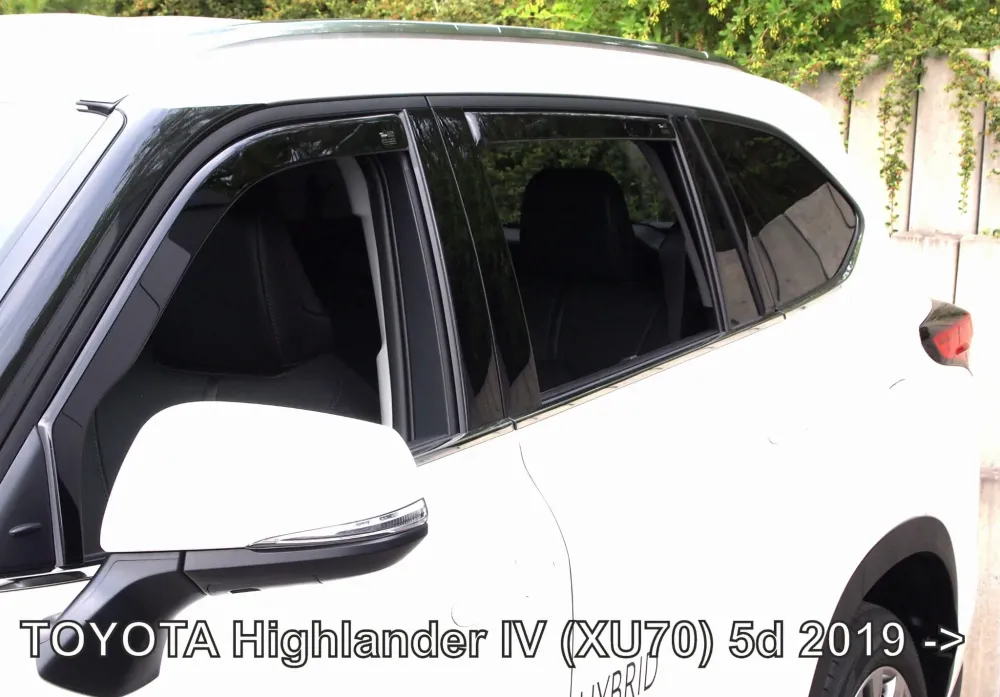 Vindavviser Toyota Highlander IV (XU70) (2019-) – Plexiglass Akryl PMMA | Heko