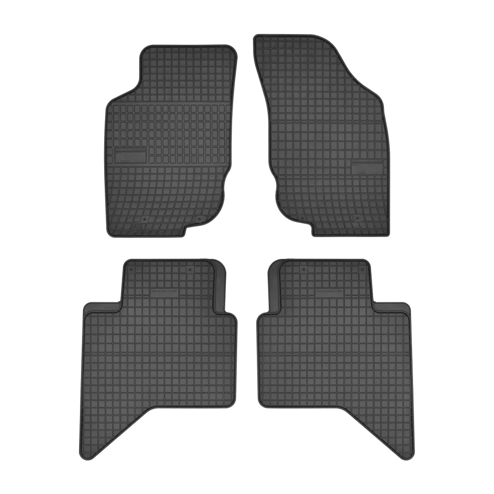 Gulvmatter Toyota Hilux VII (2005-2015) – med sidekant på 1 cm | Frogum