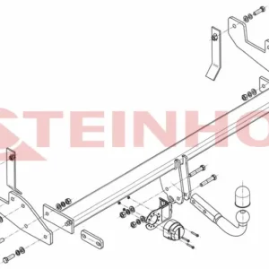 Tilhengerfeste Toyota Hilux VII (2005-2011) – fastmontert | Steinhof