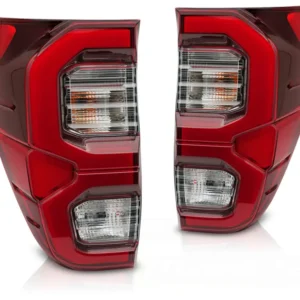 Baklykter Toyota Hilux (2016–2020) LED Bar Rød - LDTO48