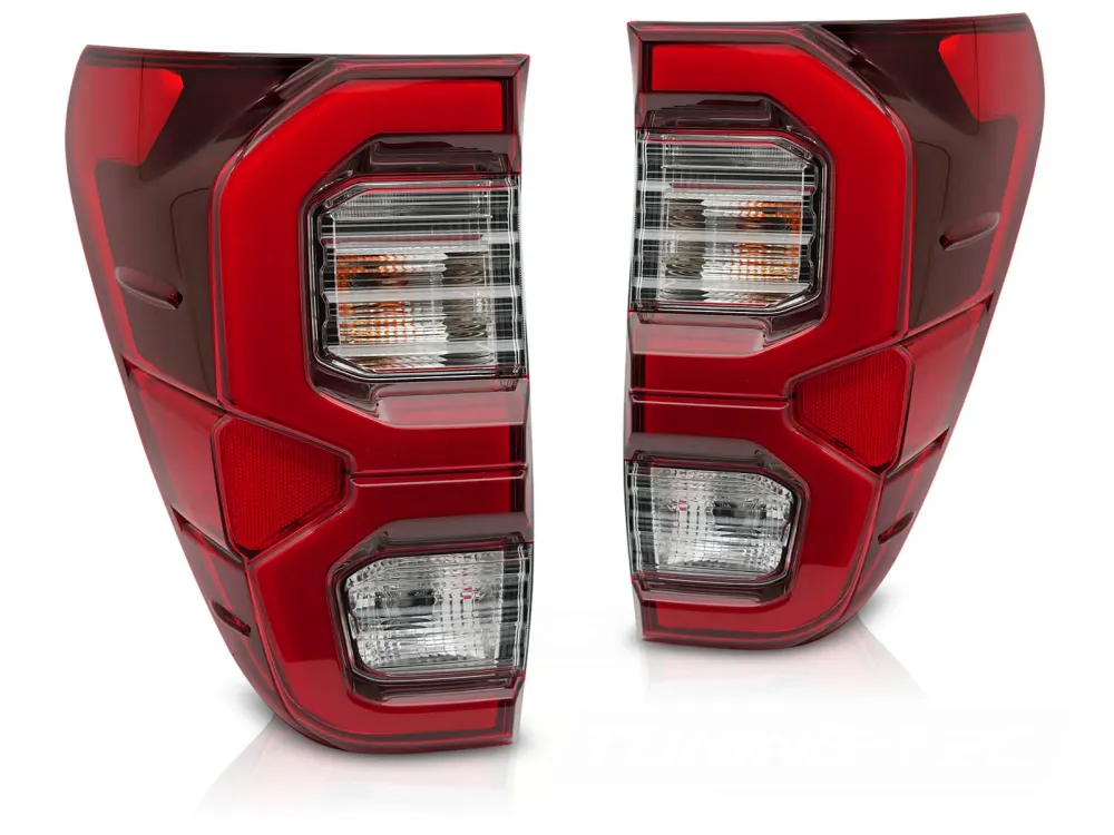 Baklykter Toyota Hilux (2016–2020) LED Bar Rød - LDTO48