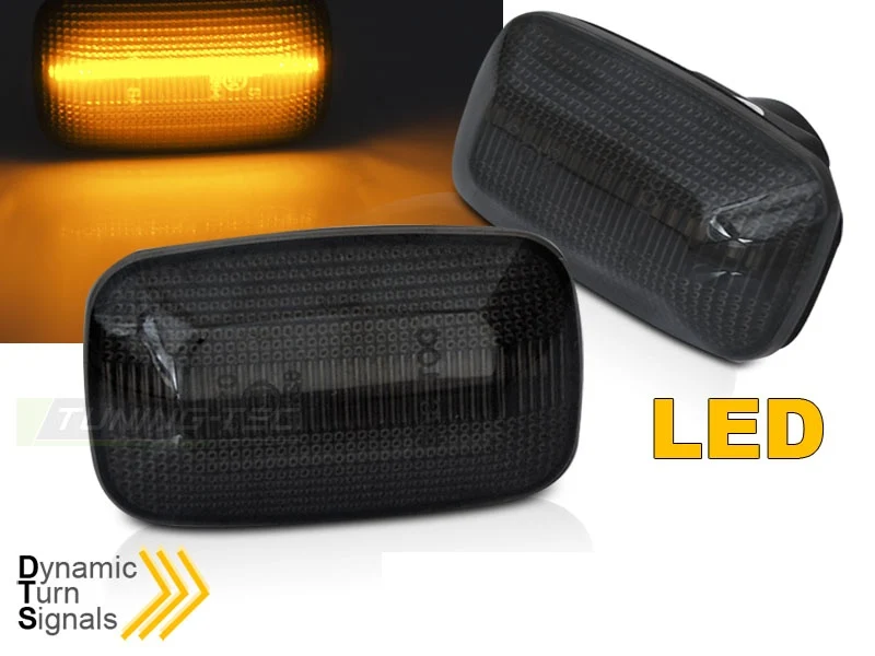 Blinklys Toyota Land Cruiser J100 97-07 - Sekvensiell LED Smoke