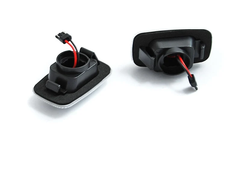 Blinklys Toyota Land Cruiser J100 97-07 - Sekvensiell LED Hvit
