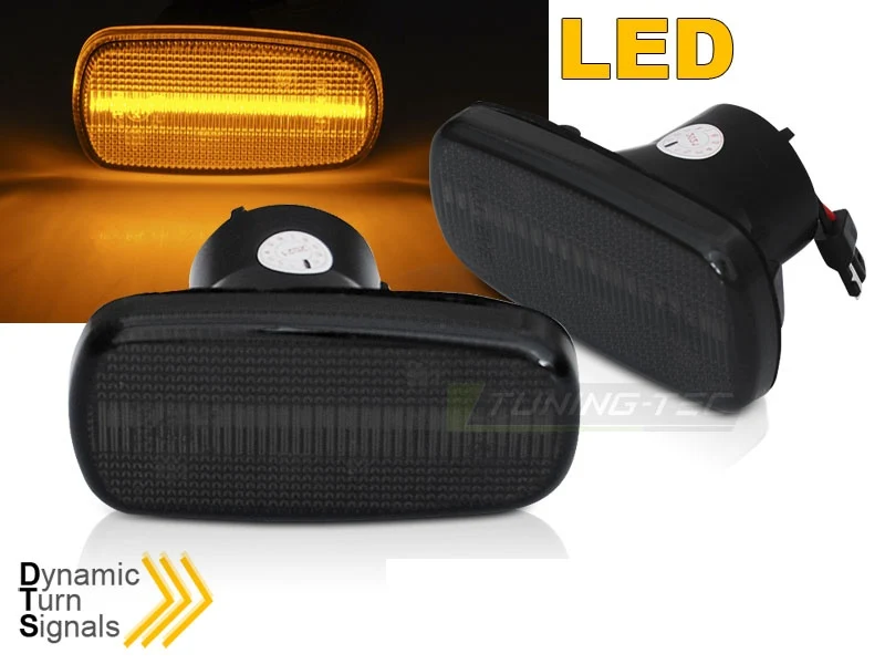 Blinklys Toyota Land Cruiser J120 02-09 - LED Sekvensiell Smoke