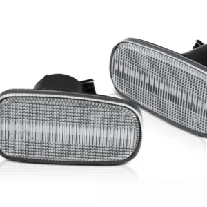 Blinklys Toyota Land Cruiser J120 02-09 - Sekvensiell LED Hvit