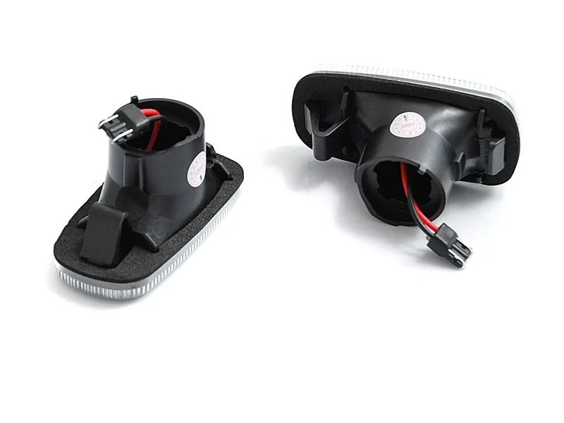 Blinklys Toyota Land Cruiser J120 02-09 - Sekvensiell LED Hvit