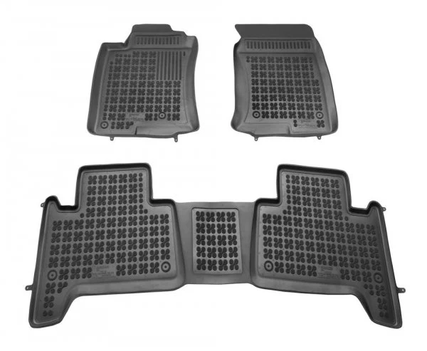 Gulvmatter Toyota Land Cruiser J120 (2002-2009) – med høykant | Rezaw-Plast