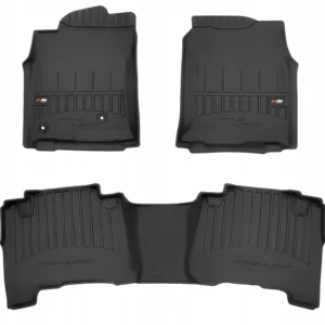 Gulvmatter Toyota Land Cruiser J120 (2002-2009) – 3D Premium med sidekant | Frogum