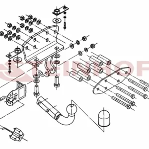Tilhengerfeste Toyota Land Cruiser J200 (2007-2017) – fastmontert | Steinhof