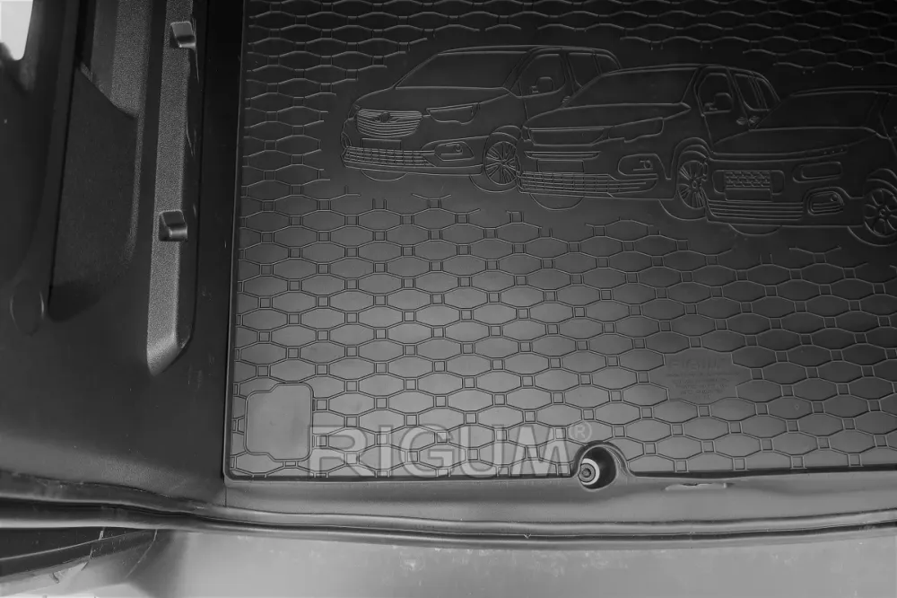 Bagasjeromsmatte Toyota Proace City Verso (2019-) – Luktfrie Gummi | Rigum