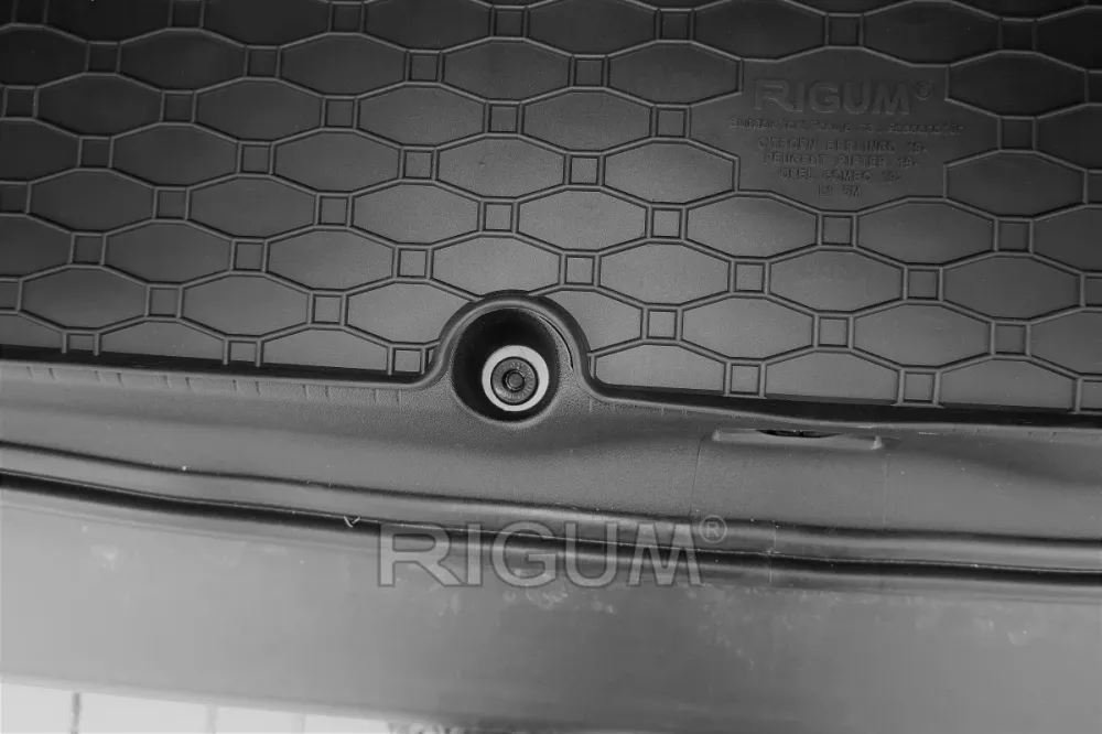 Bagasjeromsmatte Toyota Proace City Verso (2019-) – Luktfrie Gummi | Rigum