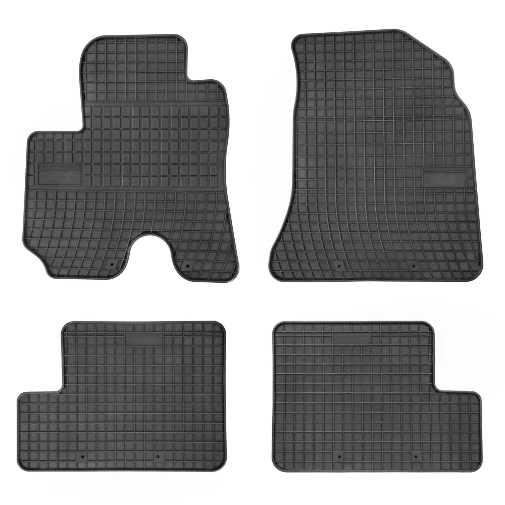 Gulvmatter Toyota RAV 4 II 3d 2WD (2000-2005) – med sidekant på 1 cm | Frogum