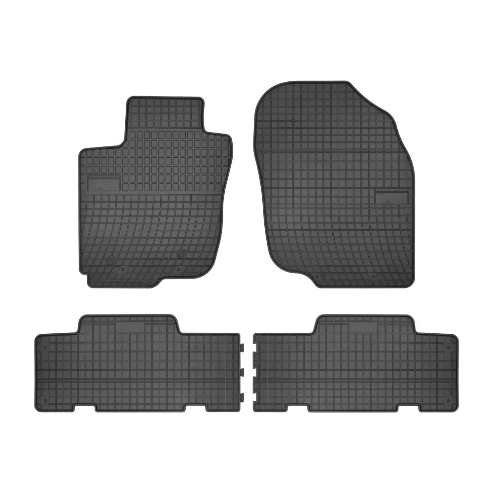Gulvmatter Toyota RAV 4 III (2005-2012) – med sidekant på 1 cm | Frogum