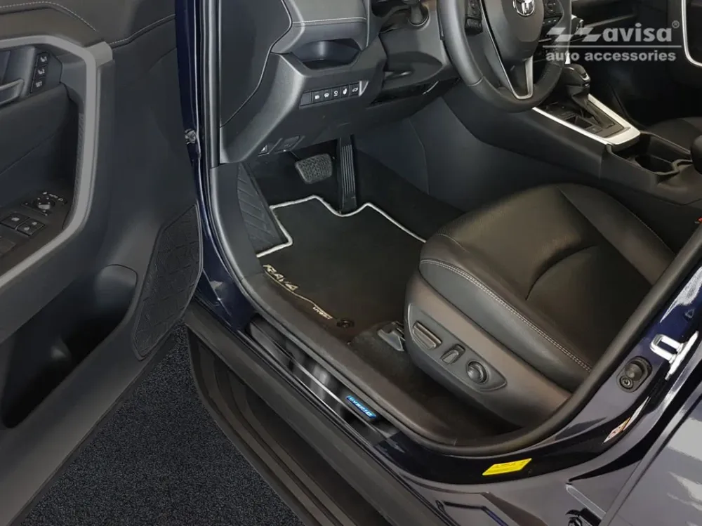 Dørbeskytter Toyota RAV4 V / RAV4 Plug- Hybrid / Black Edition (2018-) – Rustfritt stål | Avisa
