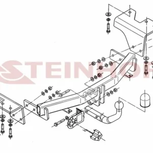 Tilhengerfeste Toyota Verso (5D) (2009-) – fastmontert | Steinhof