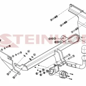 Tilhengerfeste Toyota Verso S (2010-2016) – fastmontert | Steinhof