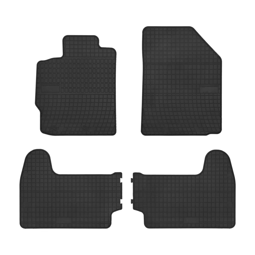 Gulvmatter Toyota Yaris II (2005-2011) – med sidekant på 1 cm | Frogum