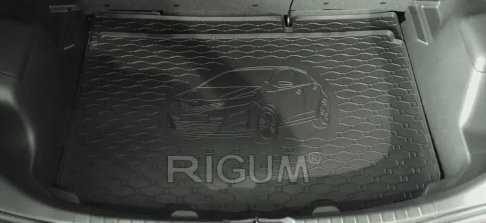 Bagasjeromsmatte Toyota Yaris (2012-2019) – Luktfrie Gummi | Rigum