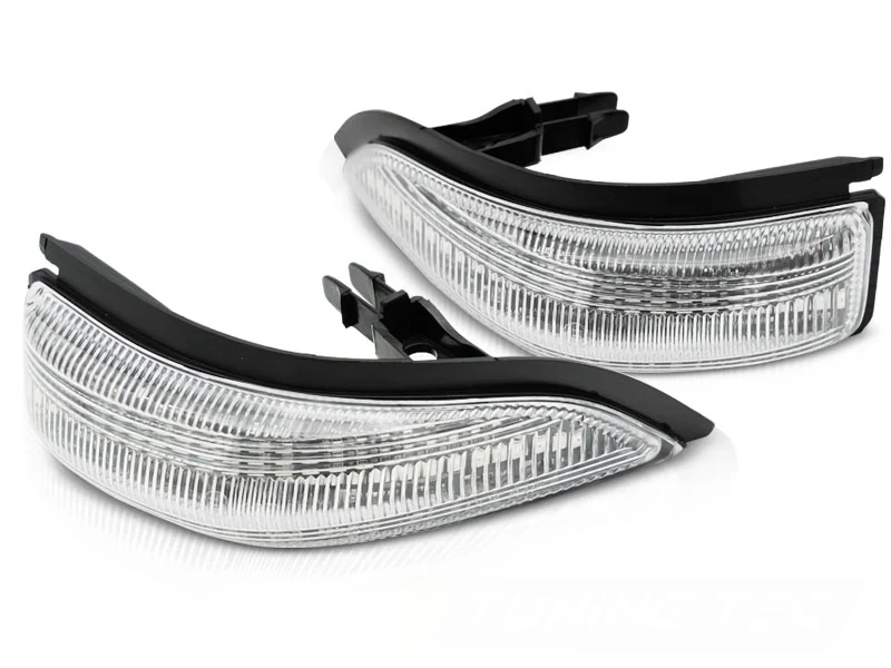 Blinklys i sidespeil Toyota Yaris III (2011–2019) LED Hvit - KBTO10