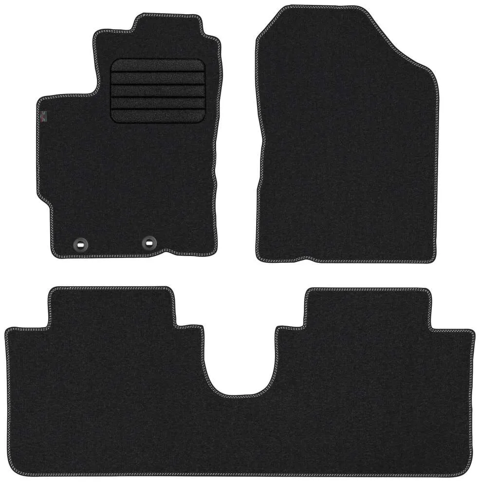 Stoffmatter Toyota Yaris III (2011-2019) – Premium Stoff - Textil