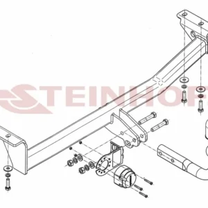 Tilhengerfeste Toyota Yaris Verso (1999-2006) – fastmontert | Steinhof