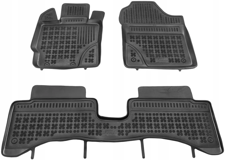 Gulvmatter Toyota YARIS III Hybird facelift (2014-2019) – med høykant | Rezaw-Plast