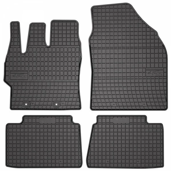 Gulvmatter Toyota Yaris IV / Yaris Cross (2020-) – med sidekant på 1 cm | Frogum