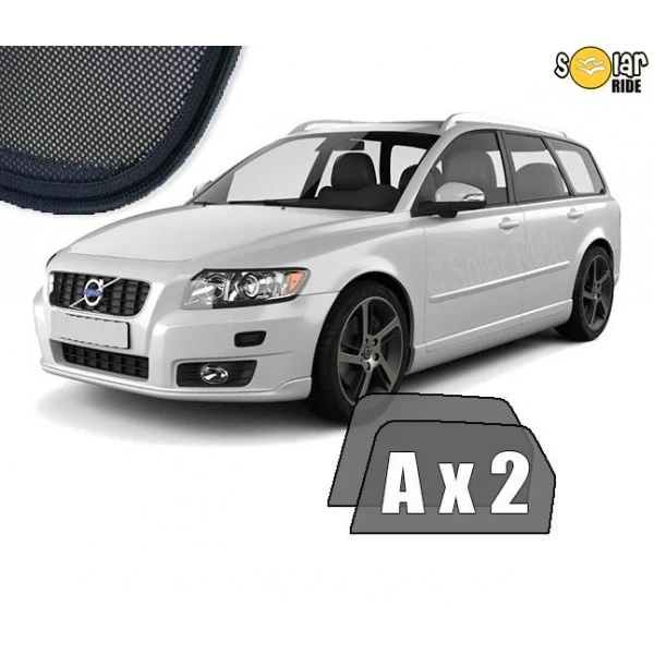 Solskjerm Volvo V50 (2004-2012) (2 stk)