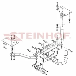 Tilhengerfeste Volvo V50 Stasjonsvogn (2004-2012) – fastmontert | Steinhof