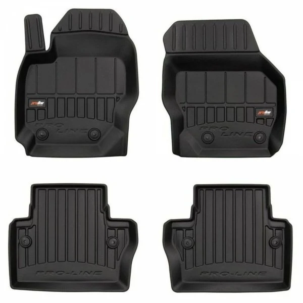 Gulvmatter Volvo V70 III / XC70 II – 3D Premium med sidekant | Frogum