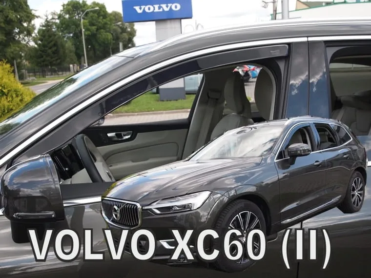 Vindavviser Volvo XC 60 II 5-dørs 2017→ sett 2 stk. – PMMA Plexi | Heko
