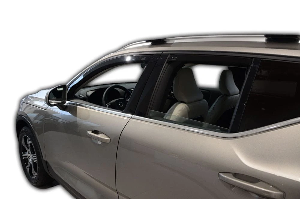 Vindavviser Volvo XC40/EX40 / sett 4 stk. (2017-) – PMMA Plexi | Heko