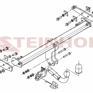 Tilhengerfeste Volvo XC 60 I (eksl. R-Design) (2012-2017) – fastmontert | Steinhof
