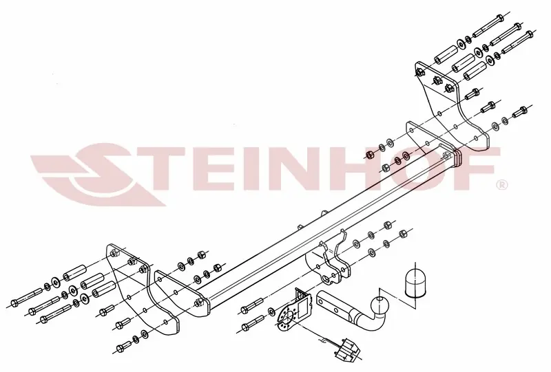 Tilhengerfeste Volvo XC 90 (2003-2015) – fastmontert | Steinhof