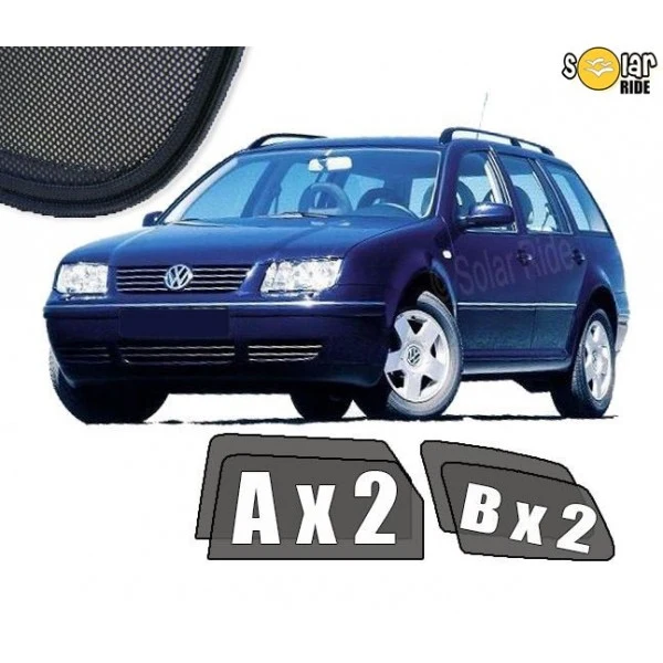 Solskjerm Vw Bora Variant (1998-2005) (4 stk)