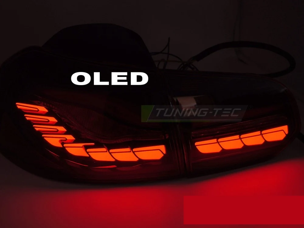 Baklykter Volkswagen Golf 1 74-84 - LED Smoke OLED