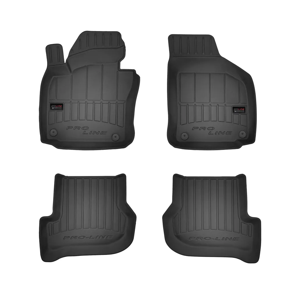 Gulvmatter Vw Golf VI (2008-2016) – 3D Premium med sidekant | Frogum