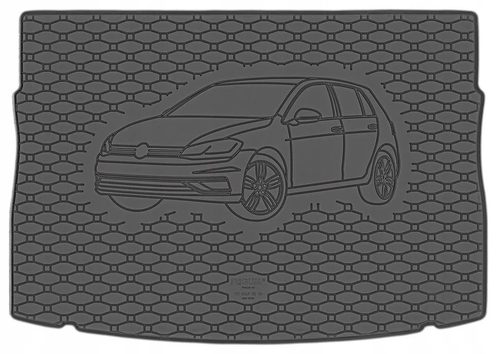 Bagasjeromsmatte Vw Golf VII / E-GOLF (2012-2020) – Luktfrie Gummi | Rigum