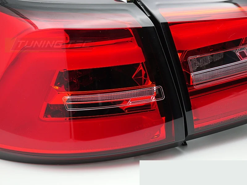 Baklykter Volkswagen Golf 7 (2013–2017) LED Sekvensiell Rød/Hvit - LDVWS7