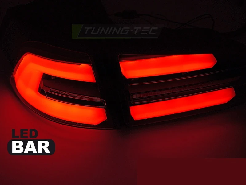 Baklykter Volkswagen Golf 7 (2013–2017) LED Sekvensiell Rød/Hvit - LDVWS7