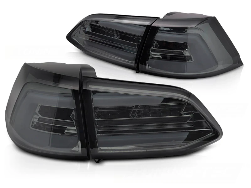 Baklykter Volkswagen Golf 7 (2013–2017) LED Sekvensiell Rød Smoke - LDVWS6