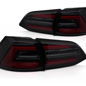 Baklykter Volkswagen Golf 7 (2013–2017) LED Sekvensiell Smoke Svart - LDVWT7