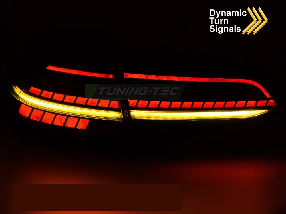Baklykter Volkswagen Golf 7 (2013–2019) LED Sekvensiell Rød - LDVWV0