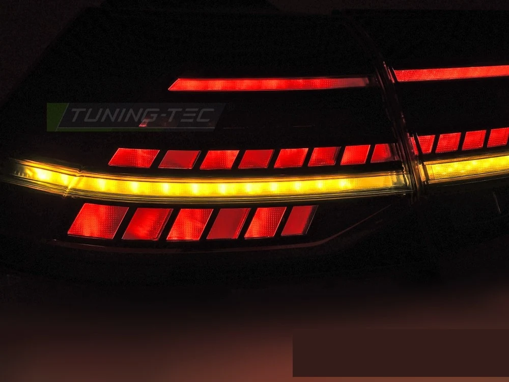 Baklykter Volkswagen Golf 7 (2013–2019) LED Sekvensiell Rød - LDVWV0