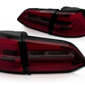 Baklykter Volkswagen Golf 7 (2017–2019) LED Sekvensiell Rød Smoke - LDVWT0