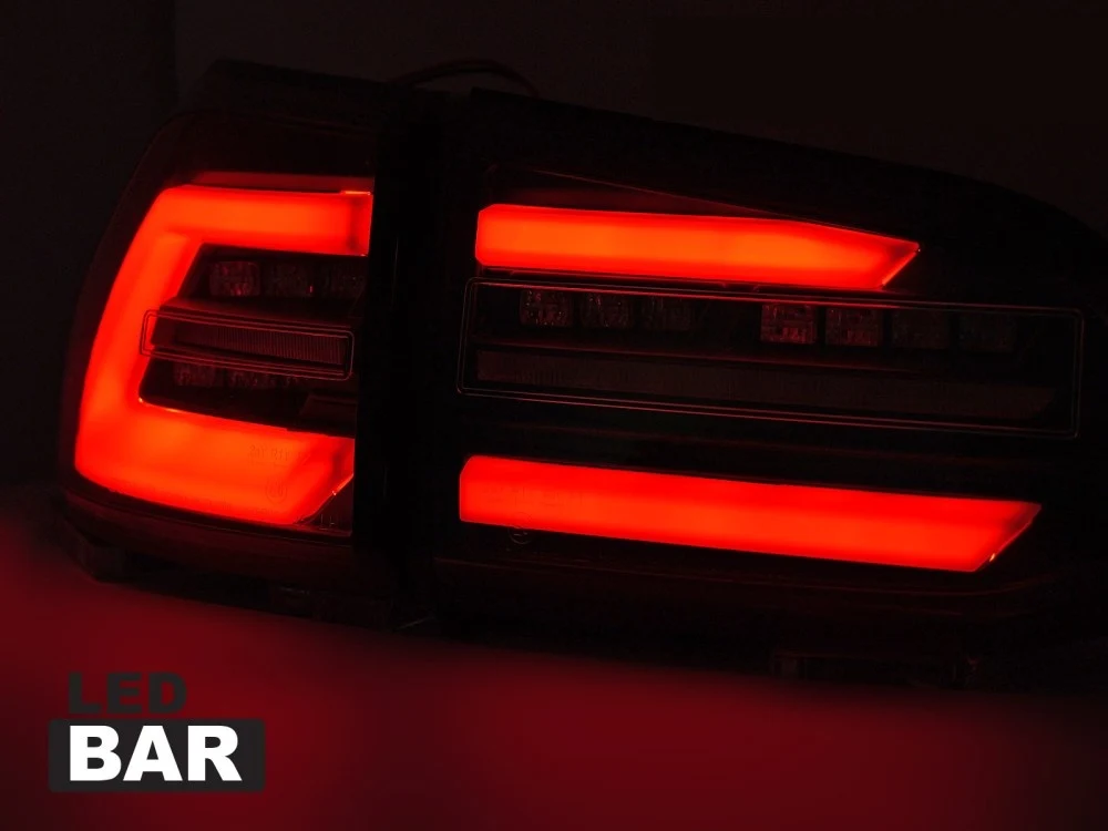 Baklykter Volkswagen Golf 7 (2017–2019) LED Sekvensiell Svart - LDVWT8