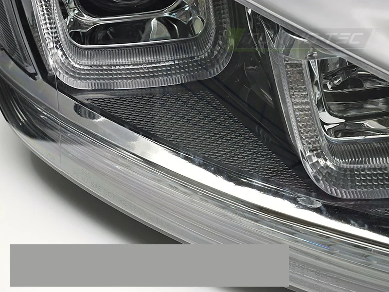 Frontlykter Volkswagen Golf 7 (2013–2017) Sekvensiell Svart Krom - LPVWV5